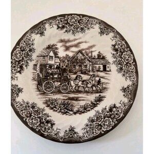 Royal Stafford Fine Earthenware Blue & White Dinner Plate- England
